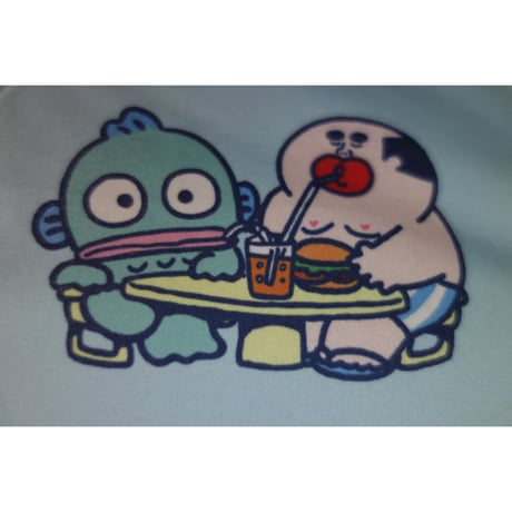【香港☆低俗世紀×SANRIO】 大叔×ハンギョドン☆ 三摺遮 /蘇行先生のTai Ma Sing ・折りたたみ傘   #6082912N