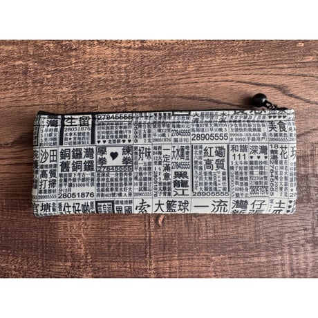 【香港☆G.O.D.】 便利「彌敦道看板」 「新聞廣告」ペンシルケース＋ブックマーク / Pencil Case Bookmark♪  #60731