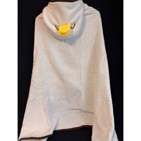 🉐【香港☆麥兜】＜限量版＞Mcdull♡麥兜×Tempo  Hooded Blanket　連帽毛毯  /  フード付きポンチョ・ブランケット