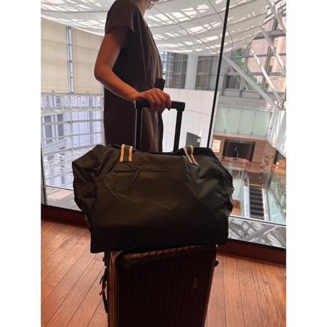 ＜リクエストご予約＞超級＜推＞【香港☆ CATHAY PACIFIC 】國泰精品☆ FOLDABLE DUFFLE  /  キャセイグリーンが光ります　#R608175R