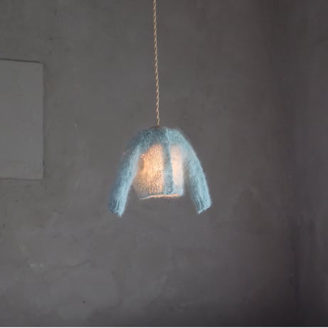 《即売品》吊るし照明"green sweater"