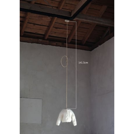 《即売品》吊るし照明"green sweater"