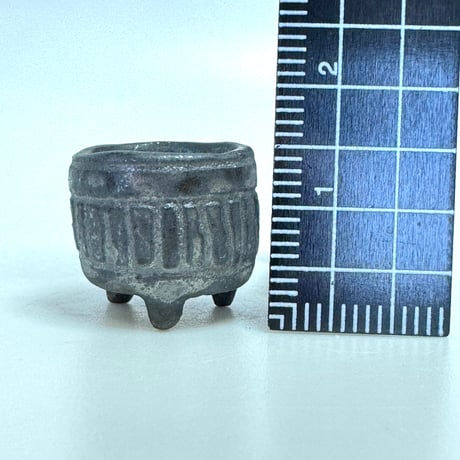 ミニ盆栽鉢　植木鉢陶房うさぎ庵 玉木啓子造 　１点もの現物撮影 　№260730L