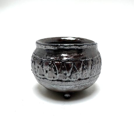 ミニ盆栽鉢　植木鉢陶房うさぎ庵 玉木啓子造 　１点もの現物撮影 　№261029F
