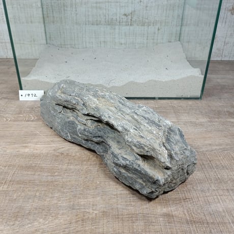 BIGドラゴンストーン　１点もの　No.1972（W約34cm/H約9㎝) (45㎝水槽)