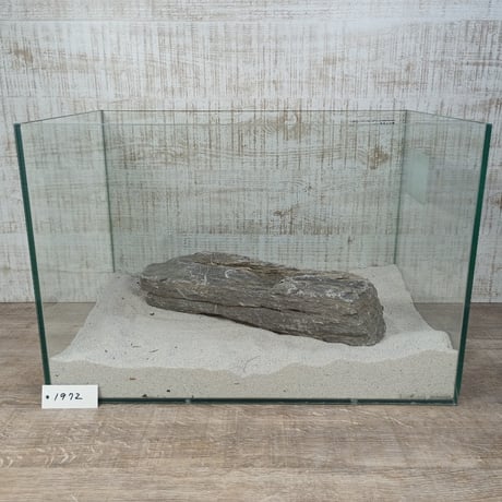BIGドラゴンストーン　１点もの　No.1972（W約34cm/H約9㎝) (45㎝水槽)