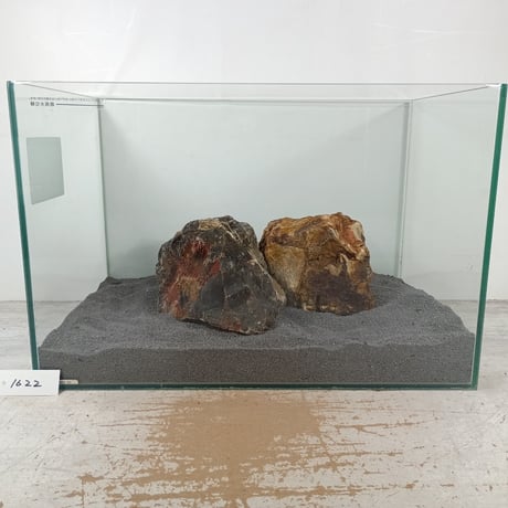 BIG木化石　2個セットNO.1622（W約21cm/W約17cm)(45cm水槽）