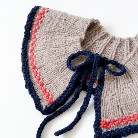 3 Colors Knitting「ラウンドつけえり」糸キット/ B95-H