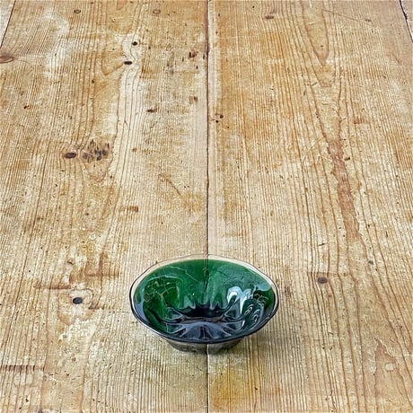 村松 学　花小鉢　緑