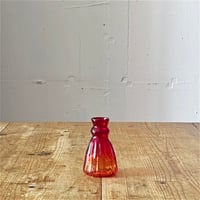 村松 学　ミニ花器 三角　赤