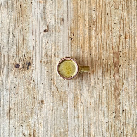 slip works 今津加奈　コーヒーカップ 黄ヨコナミ