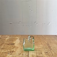 村松 学　カゴ型花器（掛け置き両用）淡緑