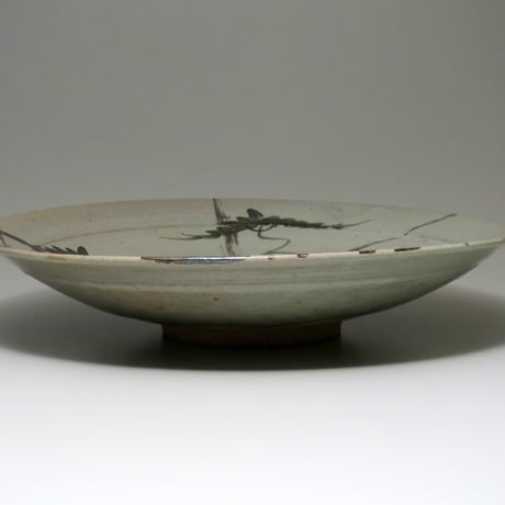 中里太郎右衛門窯　絵唐津額皿(A-1)  松竹梅