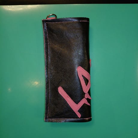 LAMF/WALLET BLACK✕PINK