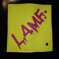 LAMF/WALLET 蛍光イエロー✕PINK