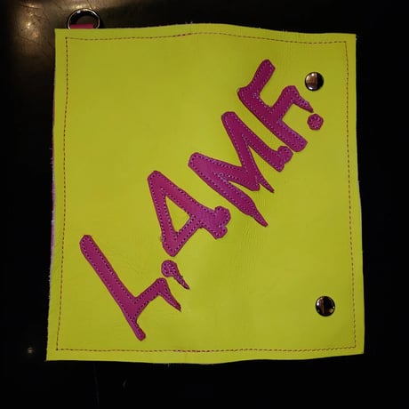 LAMF/WALLET 蛍光イエロー✕PINK