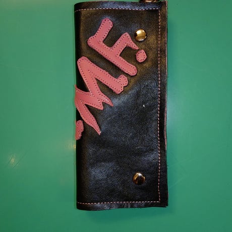LAMF/WALLET BLACK✕PINK