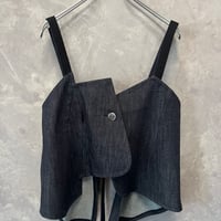 色移りの心配がない🩷デニムビスチェ
