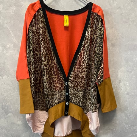 import素材🇮🇹レオパードカーディガン