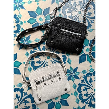 【3WAY STUDS MINI BAG】¥13,800円以上お買い上げでプレゼント🎁