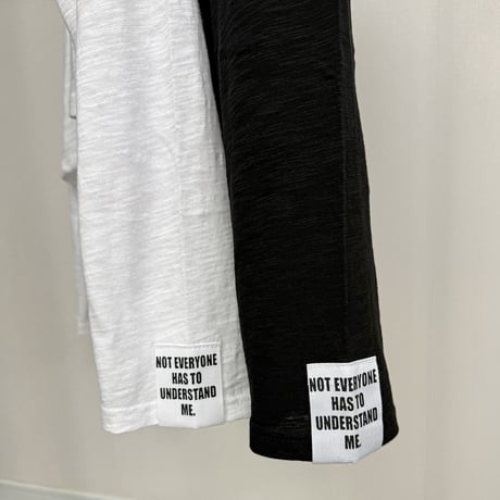 スラブシアーロゴクロップドロンT 【BLACK】