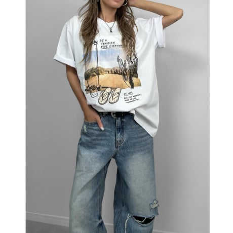 BIG T "CALIFORNIA" 【WHITE】