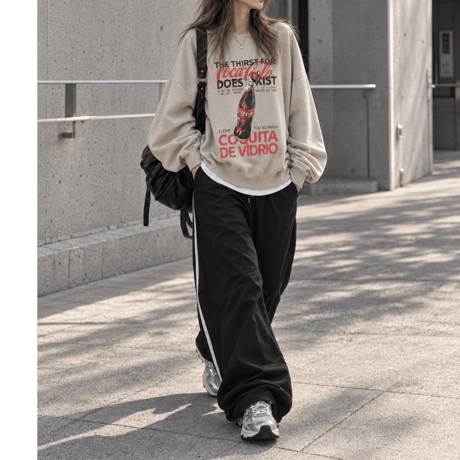BIGプルオーバー "COKE" 【BEIGE】