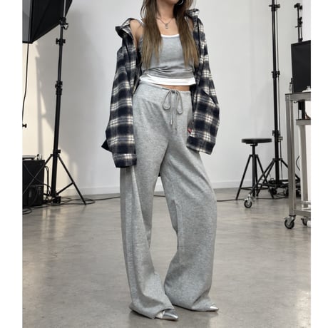 起毛チェックフーディーJK