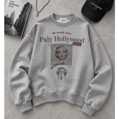 BIGプルオーバー "MARILYN" 【GRAY】