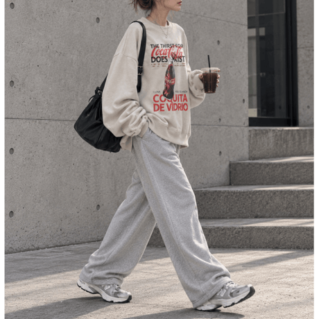 BIGプルオーバー "COKE" 【BEIGE】