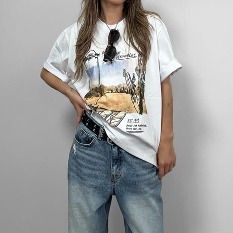 BIG T "CALIFORNIA" 【WHITE】