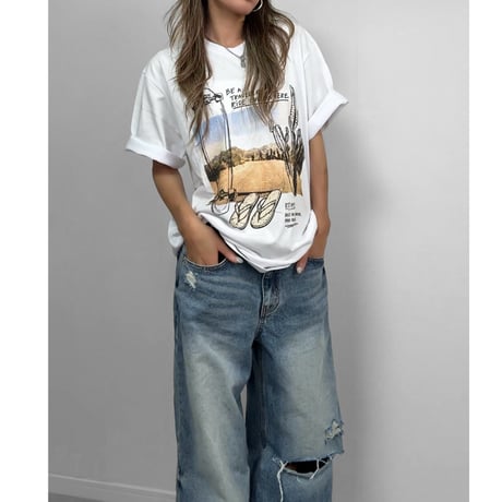 BIG T "CALIFORNIA" 【WHITE】