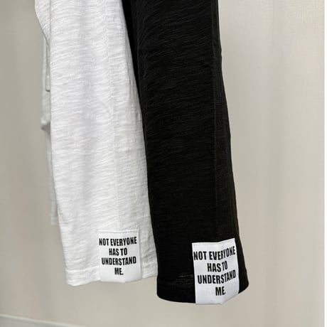 スラブシアーロゴクロップドロンT 【WHITE】