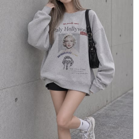 BIGプルオーバー "MARILYN" 【GRAY】