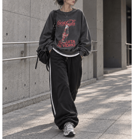 BIGプルオーバー "COKE" 【CHARCOAL】
