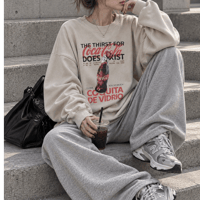 BIGプルオーバー "COKE" 【BEIGE】