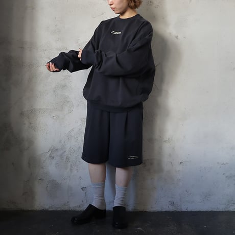 ànuke embroidery over sweat (gray/navy/brown)