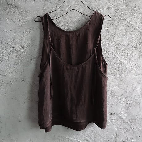 ànuke camisole layered tanktop (brown)