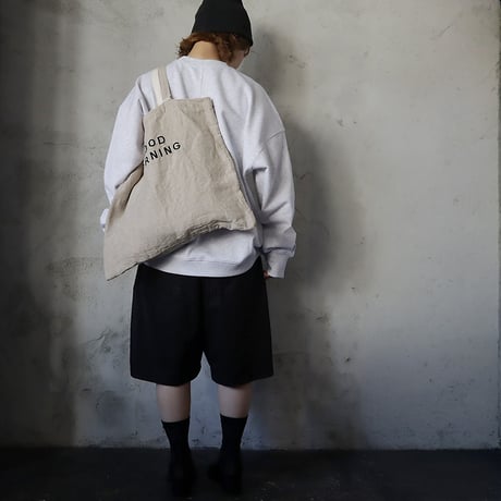 R&D.M.Co-  linen tote bag (GOODMORNING/JAM&BISCUITS)