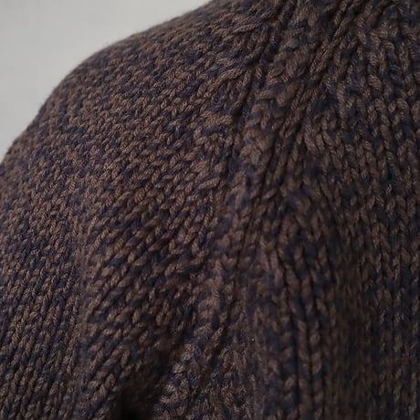 ànuke halfsleeve raglan knit (brown)