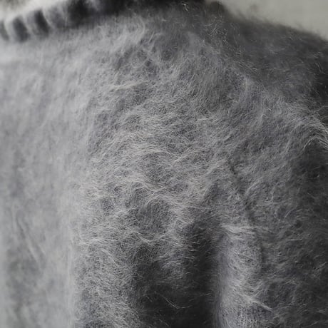 TOWAVASE Volant cashmere cardigan (lightgray)