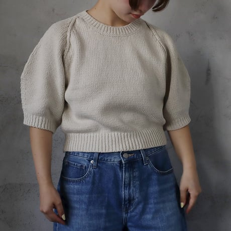 ànuke halfsleeve raglan knit (ivory)