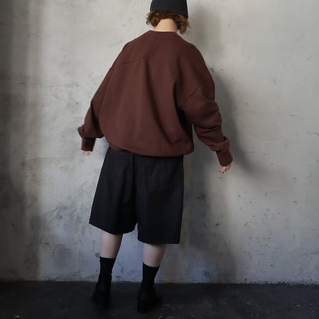 ànuke embroidery over sweat (gray/navy/brown)