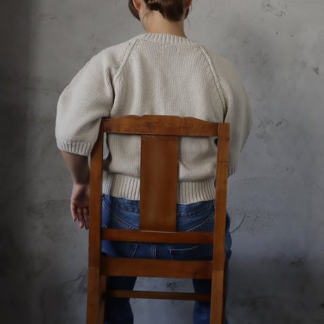 ànuke halfsleeve raglan knit (ivory)