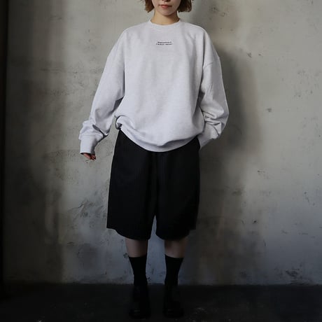 ànuke embroidery over sweat (gray/navy/brown)