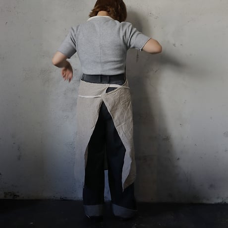 R&D.M.Co-  linen apron (GOODMORNING/JAM&BISCUITS)