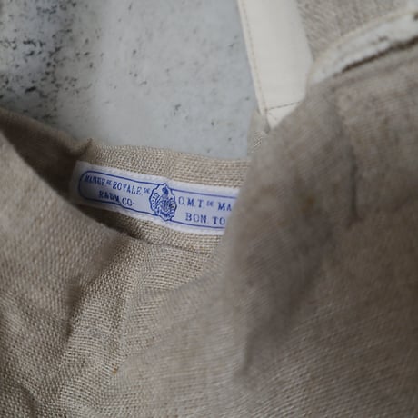 R&D.M.Co-  linen apron (GOODMORNING/JAM&BISCUITS)