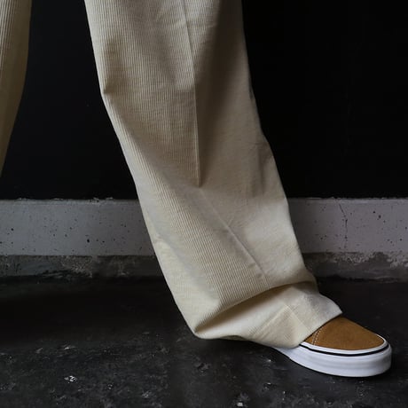 ànuke corduroy wide pants (yellow)