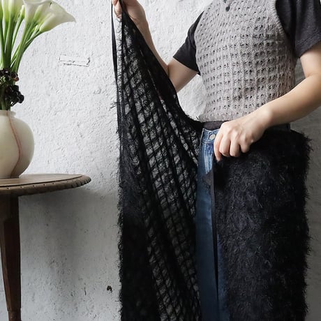 .less wrap skirt (black)