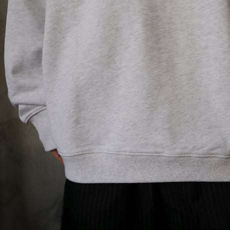 ànuke embroidery over sweat (gray/navy/brown)